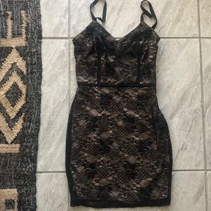 Pretty black lace dress